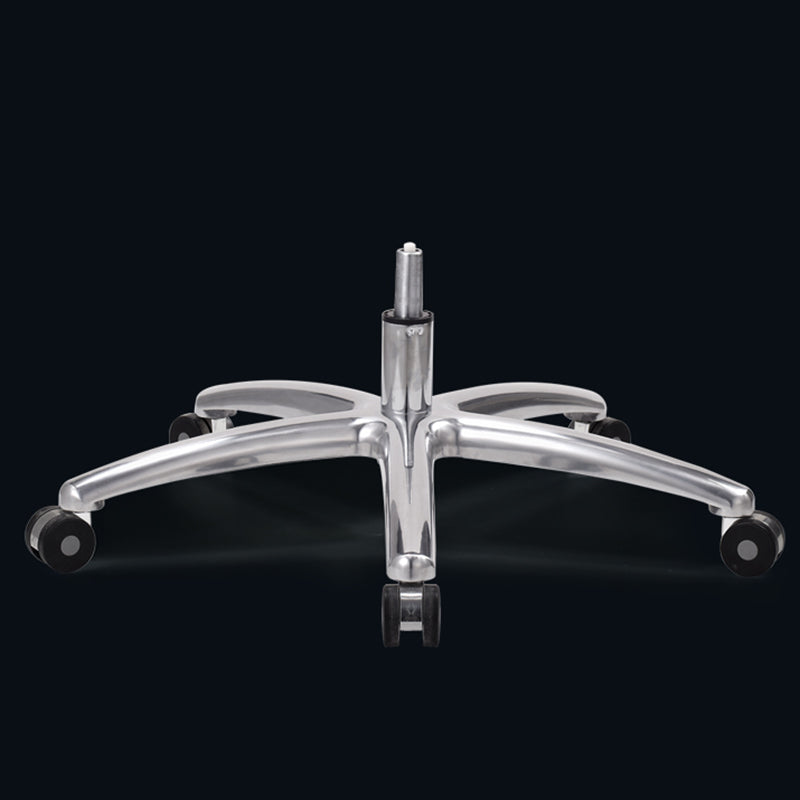 Silver Metal Modern Conference Chair with High Back Leather Conference Chair Clearhalo 'furn' 'furn_office_chair' 'Furniture' 'furniture_office_chair' 'Office Chairs' 'Office Furniture' 'office_chair' 5010295