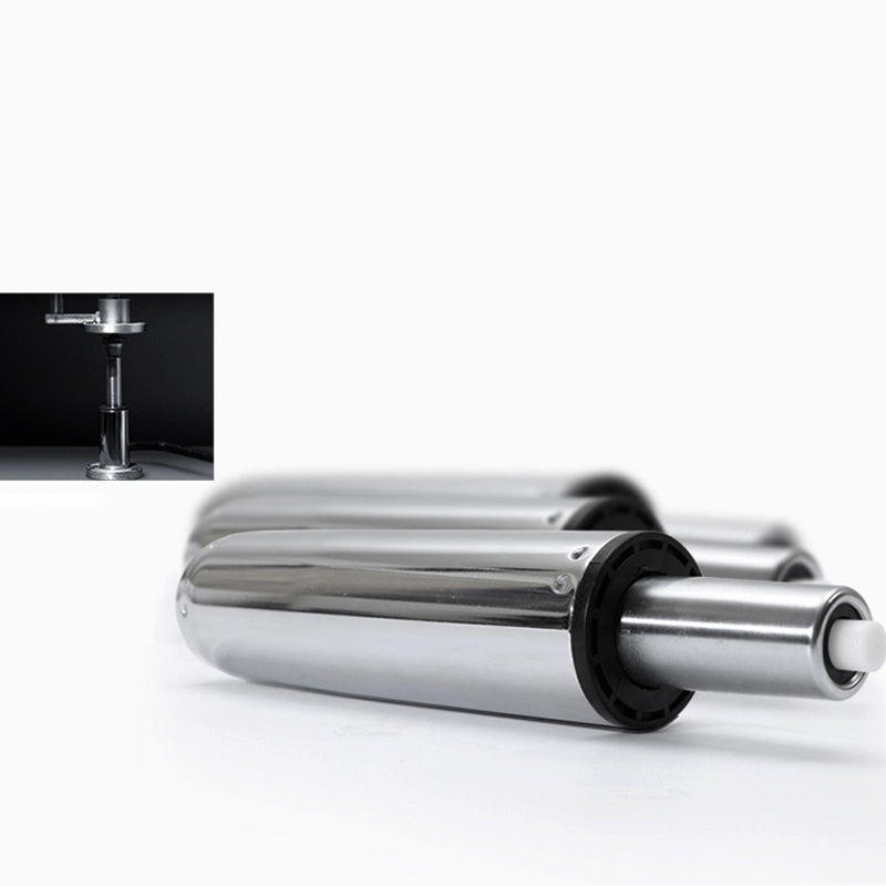 Silver Metal Modern Conference Chair with High Back Leather Conference Chair Clearhalo 'furn' 'furn_office_chair' 'Furniture' 'furniture_office_chair' 'Office Chairs' 'Office Furniture' 'office_chair' 5010298