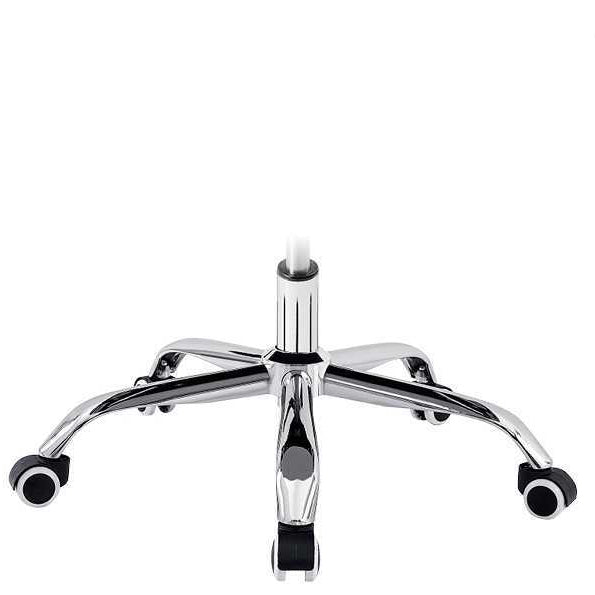 Silver Metal Modern Desk Chair with High Back Leather Desk Chair Clearhalo 'furn' 'furn_office_chair' 'Furniture' 'furniture_office_chair' 'Office Chairs' 'Office Furniture' 'office_chair' 5010315