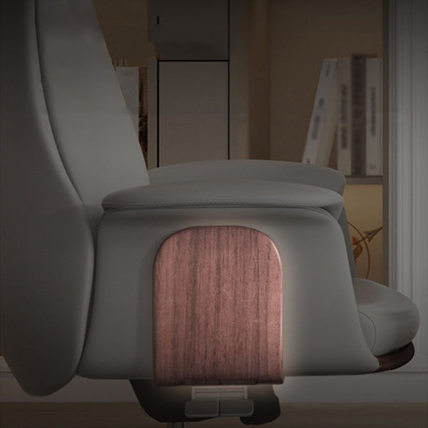 Upholstered Office Chair with Padded Arms Modern Task Chair with Metal Frame Clearhalo 'furn' 'furn_office_chair' 'Furniture' 'furniture_office_chair' 'Office Chairs' 'Office Furniture' 'office_chair' 5010377