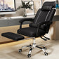 Metal Base Modern Executive Desk Chair with Padded Arms Microfiber Adjustable Office Chair Clearhalo 'furn' 'furn_office_chair' 'Furniture' 'furniture_office_chair' 'Office Chairs' 'Office Furniture' 'office_chair' 5010388