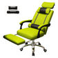 Metal Base Modern Executive Desk Chair with Padded Arms Microfiber Adjustable Office Chair Green With Footrest Sponge Clearhalo 'furn' 'furn_office_chair' 'Furniture' 'furniture_office_chair' 'Office Chairs' 'Office Furniture' 'office_chair' 5010394