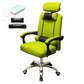 Metal Base Modern Executive Desk Chair with Padded Arms Microfiber Adjustable Office Chair Green Without Footrest Latex Clearhalo 'furn' 'furn_office_chair' 'Furniture' 'furniture_office_chair' 'Office Chairs' 'Office Furniture' 'office_chair' 5010402