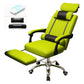 Metal Base Modern Executive Desk Chair with Padded Arms Microfiber Adjustable Office Chair Green With Footrest Latex Clearhalo 'furn' 'furn_office_chair' 'Furniture' 'furniture_office_chair' 'Office Chairs' 'Office Furniture' 'office_chair' 5010406