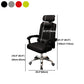 Metal Base Modern Executive Desk Chair with Padded Arms Microfiber Adjustable Office Chair Clearhalo 'furn' 'furn_office_chair' 'Furniture' 'furniture_office_chair' 'Office Chairs' 'Office Furniture' 'office_chair' 5010413