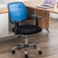 Silver Metal Modern Conference Chair in Mid-Back Mesh Conference Chair Clearhalo 'Furniture' 'furniture_office_chair' 'Office Chairs' 'Office Furniture' 'office_chair' 5010741