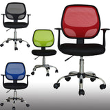 Silver Metal Modern Conference Chair in Mid-Back Mesh Conference Chair Clearhalo 'Furniture' 'furniture_office_chair' 'Office Chairs' 'Office Furniture' 'office_chair' 5010744