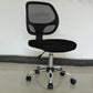 Silver Metal Modern Conference Chair in Mid-Back Mesh Conference Chair Black Armless Latex Clearhalo 'Furniture' 'furniture_office_chair' 'Office Chairs' 'Office Furniture' 'office_chair' 5010748