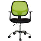Silver Metal Modern Conference Chair in Mid-Back Mesh Conference Chair Green With Arms Clearhalo 'Furniture' 'furniture_office_chair' 'Office Chairs' 'Office Furniture' 'office_chair' 5010753