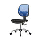 Silver Metal and Black Nylon Modern Conference Chair Mid-Back Conference Chair Clearhalo 'Furniture' 'furniture_office_chair' 'Office Chairs' 'Office Furniture' 'office_chair' 5010783