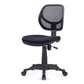 Silver Metal and Black Nylon Modern Conference Chair Mid-Back Conference Chair Clearhalo 'Furniture' 'furniture_office_chair' 'Office Chairs' 'Office Furniture' 'office_chair' 5010785
