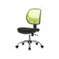 Silver Metal and Black Nylon Modern Conference Chair Mid-Back Conference Chair Army Green Steel Clearhalo 'Furniture' 'furniture_office_chair' 'Office Chairs' 'Office Furniture' 'office_chair' 5010801