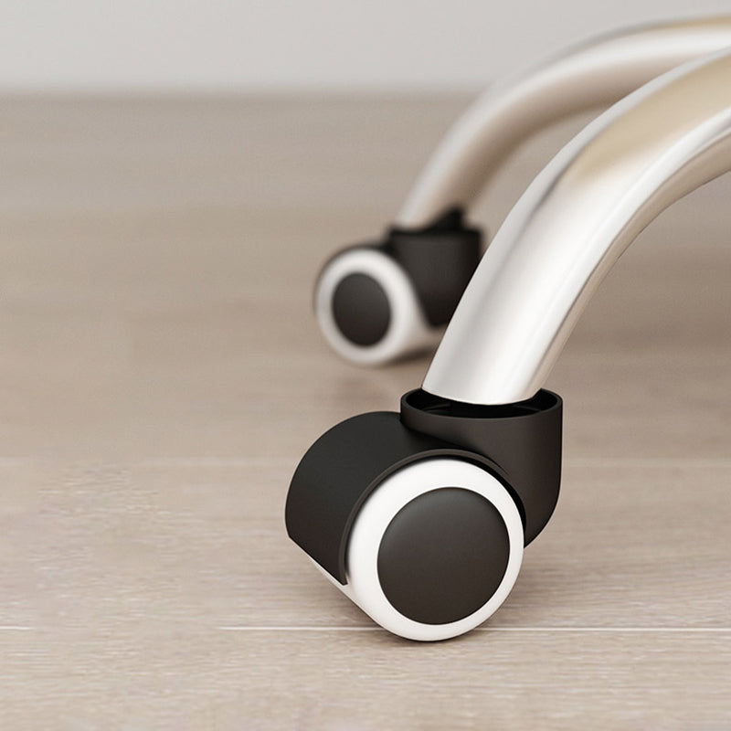 Contemporary Upholstered Office Chair with Padded Arms Leather Parsons Chair with Wheels Clearhalo 'furn' 'furn_office_chair' 'Furniture' 'furniture_office_chair' 'Office Chairs' 'Office Furniture' 'office_chair' 5010957