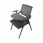 Mid Back Conference Chair with Fixed Arms Modern Office Chair with Metal Frame Matte Black 1 Piece Clearhalo 'furn' 'furn_office_chair' 'Furniture' 'furniture_office_chair' 'Office Chairs' 'Office Furniture' 'office_chair' 5011044