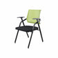 Mid Back Conference Chair with Fixed Arms Modern Office Chair with Metal Frame Green-Black 1 Piece Clearhalo 'furn' 'furn_office_chair' 'Furniture' 'furniture_office_chair' 'Office Chairs' 'Office Furniture' 'office_chair' 5011053