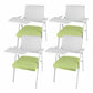 Mid Back Conference Chair with Fixed Arms Modern Office Chair with Metal Frame Green 4 Piece Set Clearhalo 'furn' 'furn_office_chair' 'Furniture' 'furniture_office_chair' 'Office Chairs' 'Office Furniture' 'office_chair' 5011061