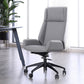 Contemporary Executive Ofiice Chair with Chrome Frame Armless Computer Desk Chair Grey Casters Included Clearhalo 'furn' 'furn_office_chair' 'Furniture' 'furniture_office_chair' 'Office Chairs' 'Office Furniture' 'office_chair' 5011093