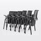 Modern Black Plastic Mesh Desk Chair with Mid Back Home Office Chair Clearhalo 'furn' 'furn_office_chair' 'Furniture' 'furniture_office_chair' 'Office Chairs' 'Office Furniture' 'office_chair' 5011102