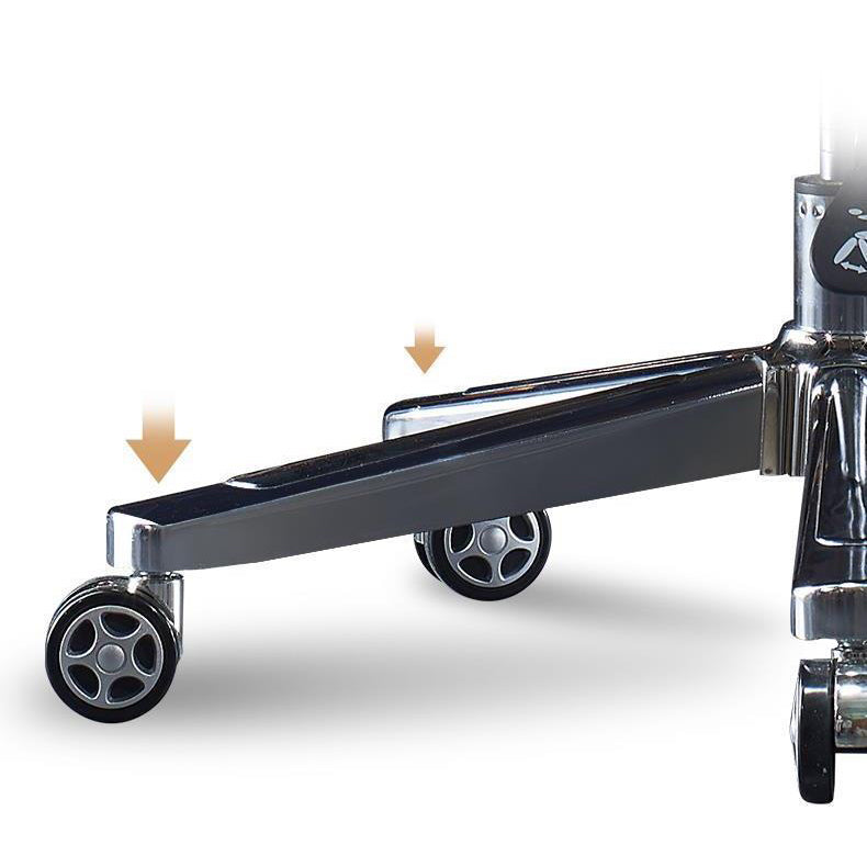 High Back Executive Swivel Office Chair Chrome Metal Frame Modern Ergonomic Task Chair Clearhalo 'furn' 'furn_office_chair' 'Furniture' 'furniture_office_chair' 'Office Chairs' 'Office Furniture' 'office_chair' 5011126