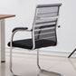 Silver Metal Mesh Modern Conference Chair Mid-Back and High Back Conference Chair Gray Black 1 Piece Mid-Back (14-22 in.) Clearhalo 'furn' 'furn_office_chair' 'Furniture' 'furniture_office_chair' 'Office Chairs' 'Office Furniture' 'office_chair' 5011151