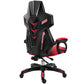 Modern Nylon Frame Gaming Chair Swivel Computer Desk Chair with Padded Arms Red Without Footrest Clearhalo 'furn' 'furn_office_chair' 'Furniture' 'furniture_office_chair' 'Office Chairs' 'Office Furniture' 'office_chair' 5011206