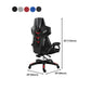 Modern Nylon Frame Gaming Chair Swivel Computer Desk Chair with Padded Arms Clearhalo 'furn' 'furn_office_chair' 'Furniture' 'furniture_office_chair' 'Office Chairs' 'Office Furniture' 'office_chair' 5011215