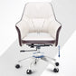 Chrome Metal Base Contemporary Office Chair Adjustable Task Chair with Wheels Clearhalo 'furn' 'furn_office_chair' 'Furniture' 'furniture_office_chair' 'Office Chairs' 'Office Furniture' 'office_chair' 5011220