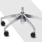 Chrome Metal Base Contemporary Office Chair Adjustable Task Chair with Wheels Clearhalo 'furn' 'furn_office_chair' 'Furniture' 'furniture_office_chair' 'Office Chairs' 'Office Furniture' 'office_chair' 5011223