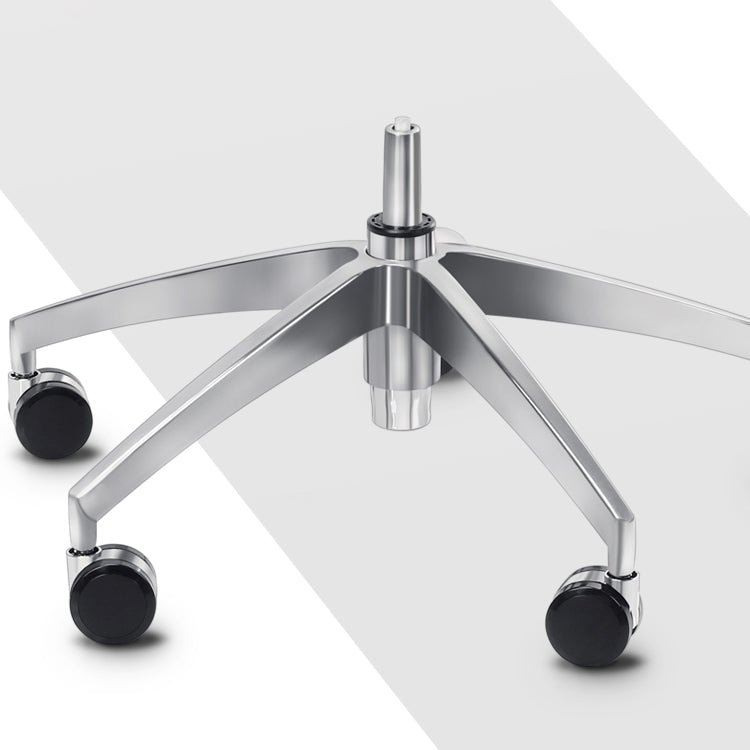 Chrome Metal Base Contemporary Office Chair Adjustable Task Chair with Wheels Clearhalo 'furn' 'furn_office_chair' 'Furniture' 'furniture_office_chair' 'Office Chairs' 'Office Furniture' 'office_chair' 5011223