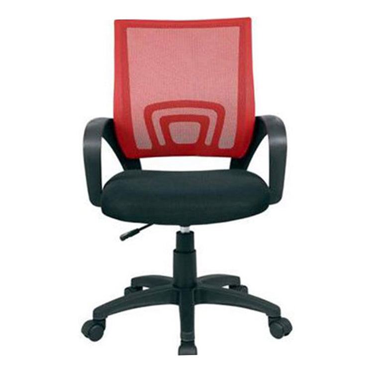 Mid Back Mesh Desk Chair Ergonomic Fixed Arms Chair with Wheels Clearhalo 'furn' 'furn_office_chair' 'Furniture' 'furniture_office_chair' 'Office Chairs' 'Office Furniture' 'office_chair' 5011236