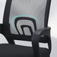 Mid Back Mesh Desk Chair Ergonomic Fixed Arms Chair with Wheels Clearhalo 'furn' 'furn_office_chair' 'Furniture' 'furniture_office_chair' 'Office Chairs' 'Office Furniture' 'office_chair' 5011239