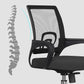 Mid Back Mesh Desk Chair Ergonomic Fixed Arms Chair with Wheels Clearhalo 'furn' 'furn_office_chair' 'Furniture' 'furniture_office_chair' 'Office Chairs' 'Office Furniture' 'office_chair' 5011240