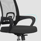 Mid Back Mesh Desk Chair Ergonomic Fixed Arms Chair with Wheels Clearhalo 'furn' 'furn_office_chair' 'Furniture' 'furniture_office_chair' 'Office Chairs' 'Office Furniture' 'office_chair' 5011242