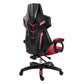Black Nylon Frame Modern Gaming Chair Swivel Computer Desk Chair with Padded Arms Red Without Footrest Sponge Clearhalo 'furn' 'furn_office_chair' 'Furniture' 'furniture_office_chair' 'Office Chairs' 'Office Furniture' 'office_chair' 5011308