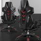 Black Nylon Frame Modern Gaming Chair Swivel Computer Desk Chair with Padded Arms Clearhalo 'furn' 'furn_office_chair' 'Furniture' 'furniture_office_chair' 'Office Chairs' 'Office Furniture' 'office_chair' 5011310