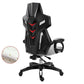 Black Nylon Frame Modern Gaming Chair Swivel Computer Desk Chair with Padded Arms Grey Without Footrest Latex Clearhalo 'furn' 'furn_office_chair' 'Furniture' 'furniture_office_chair' 'Office Chairs' 'Office Furniture' 'office_chair' 5011328