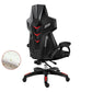 Black Nylon Frame Modern Gaming Chair Swivel Computer Desk Chair with Padded Arms Black Without Footrest Latex Clearhalo 'furn' 'furn_office_chair' 'Furniture' 'furniture_office_chair' 'Office Chairs' 'Office Furniture' 'office_chair' 5011332