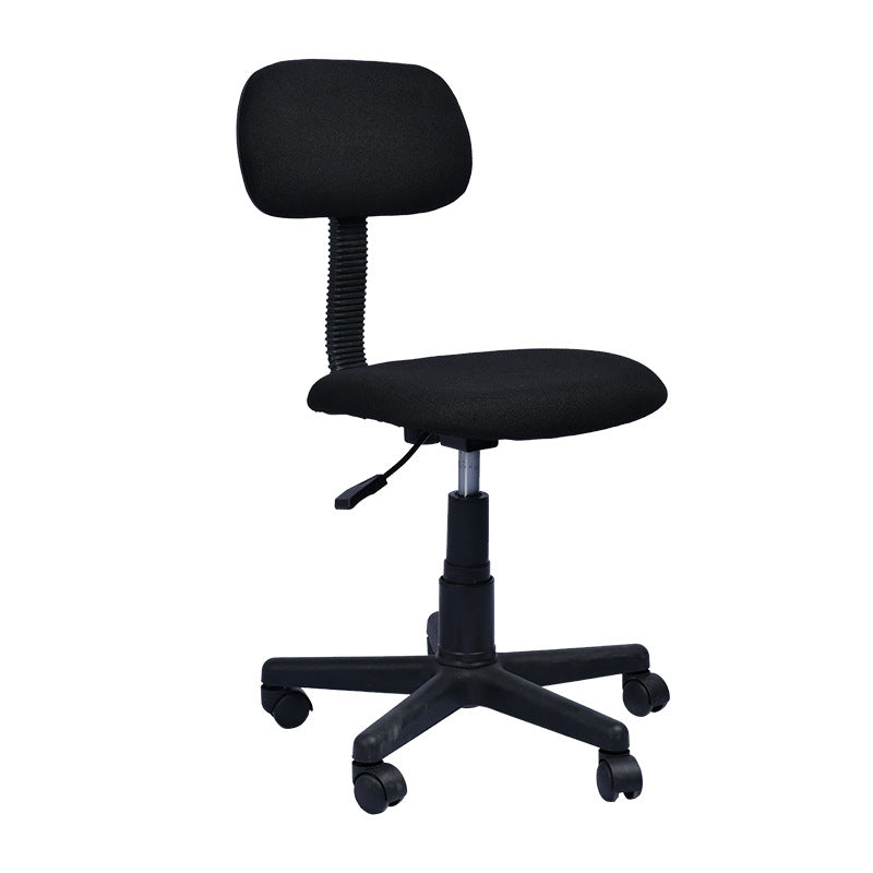 Mid-back Office Chair Sponge Cushion with/without Arm Chair for Office Black 1 Piece Clearhalo 'furn' 'furn_office_chair' 'Furniture' 'furniture_office_chair' 'Office Chairs' 'Office Furniture' 'office_chair' 5011338