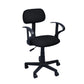 Mid-back Office Chair Sponge Cushion with/without Arm Chair for Office Matte Black 1 Piece Clearhalo 'furn' 'furn_office_chair' 'Furniture' 'furniture_office_chair' 'Office Chairs' 'Office Furniture' 'office_chair' 5011339