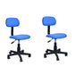 Mid-back Office Chair Sponge Cushion with/without Arm Chair for Office Blue 2 Piece Set Clearhalo 'furn' 'furn_office_chair' 'Furniture' 'furniture_office_chair' 'Office Chairs' 'Office Furniture' 'office_chair' 5011354