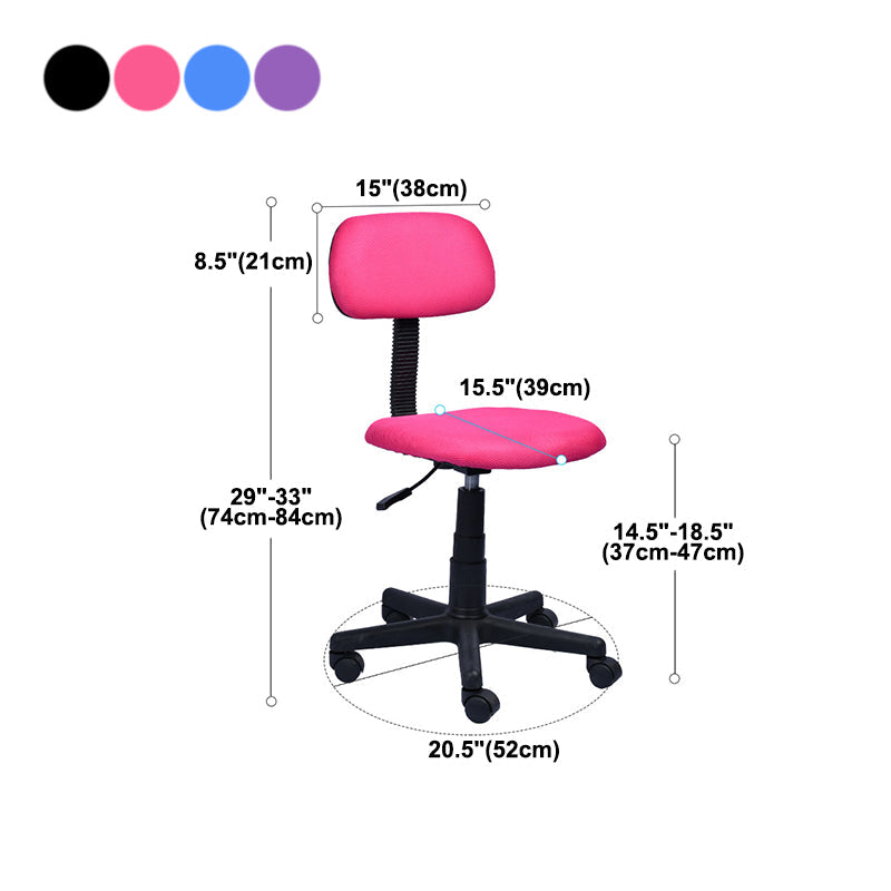 Mid-back Office Chair Sponge Cushion with/without Arm Chair for Office Clearhalo 'furn' 'furn_office_chair' 'Furniture' 'furniture_office_chair' 'Office Chairs' 'Office Furniture' 'office_chair' 5011363