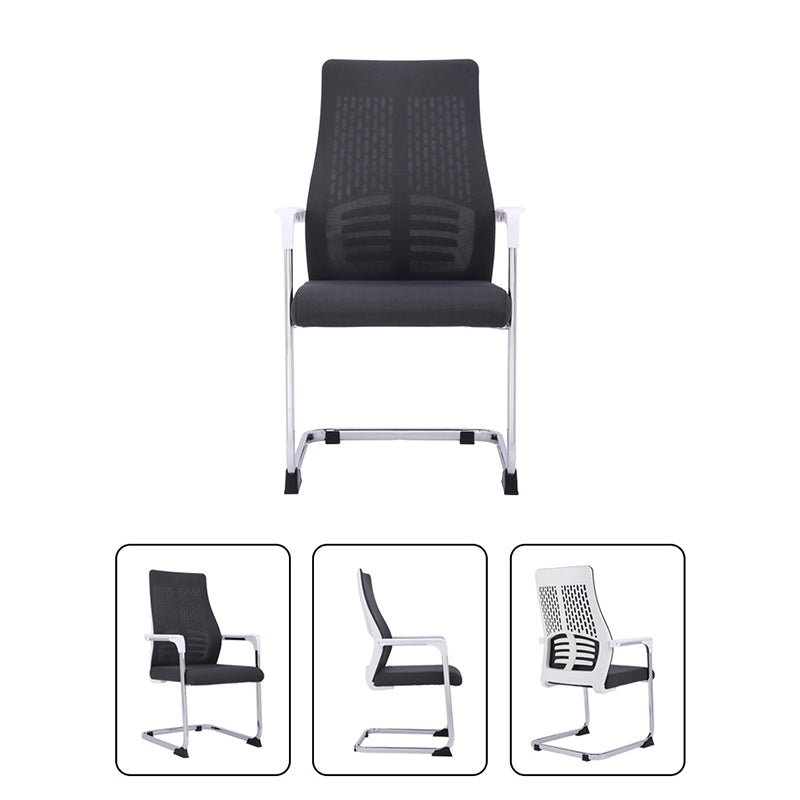 Modern Style Task Chair Mesh Office Chair with Fixed Arms for Home Office Clearhalo 'furn' 'furn_office_chair' 'Furniture' 'furniture_office_chair' 'Office Chairs' 'Office Furniture' 'office_chair' 5011444