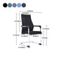 Modern Style Task Chair Mesh Office Chair with Fixed Arms for Home Office Clearhalo 'furn' 'furn_office_chair' 'Furniture' 'furniture_office_chair' 'Office Chairs' 'Office Furniture' 'office_chair' 5011448
