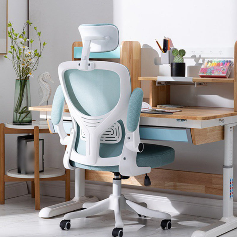 High Back Office Chair with Sponge Cushion Adjustable Arm Office Chair for Office Clearhalo 'furn' 'furn_office_chair' 'Furniture' 'furniture_office_chair' 'Office Chairs' 'Office Furniture' 'office_chair' 5011449
