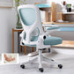 High Back Office Chair with Sponge Cushion Adjustable Arm Office Chair for Office White-Blue Without Headrest Clearhalo 'furn' 'furn_office_chair' 'Furniture' 'furniture_office_chair' 'Office Chairs' 'Office Furniture' 'office_chair' 5011463