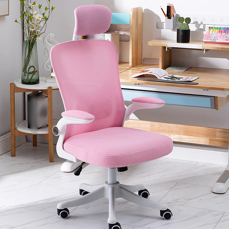 High Back Office Chair with Sponge Cushion Adjustable Arm Office Chair for Office Clearhalo 'furn' 'furn_office_chair' 'Furniture' 'furniture_office_chair' 'Office Chairs' 'Office Furniture' 'office_chair' 5011469