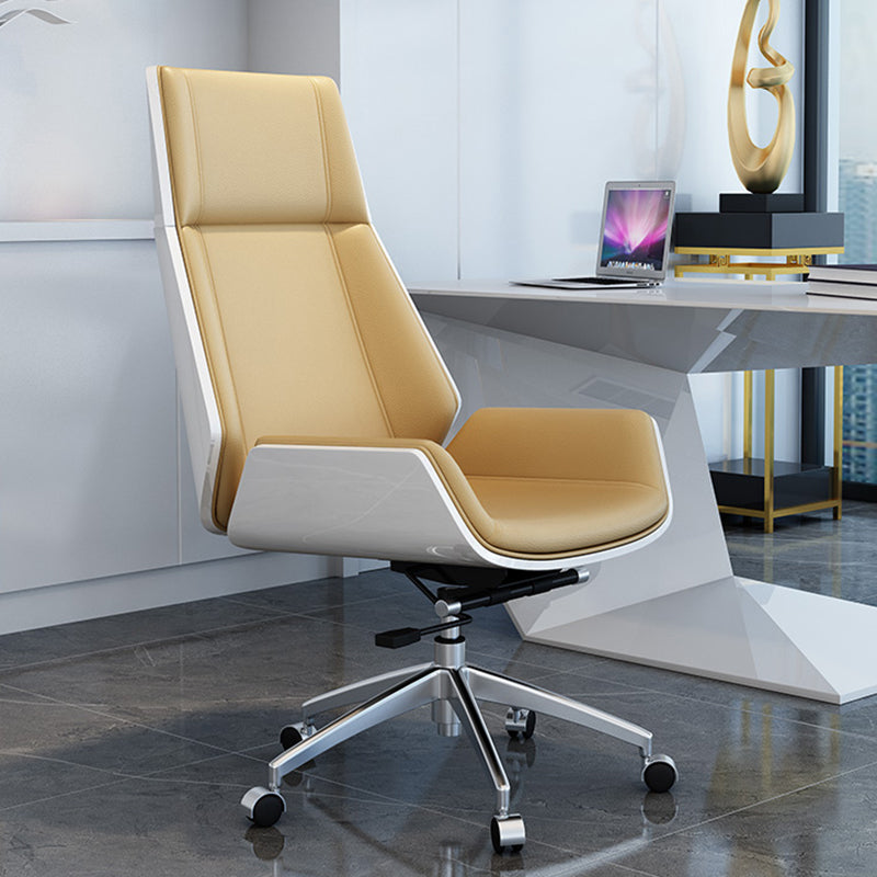 Metal Frame Modern Office Chair Executive Ergonomic Desk Chair Clearhalo 'furn' 'furn_office_chair' 'Furniture' 'furniture_office_chair' 'Office Chairs' 'Office Furniture' 'office_chair' 5011474