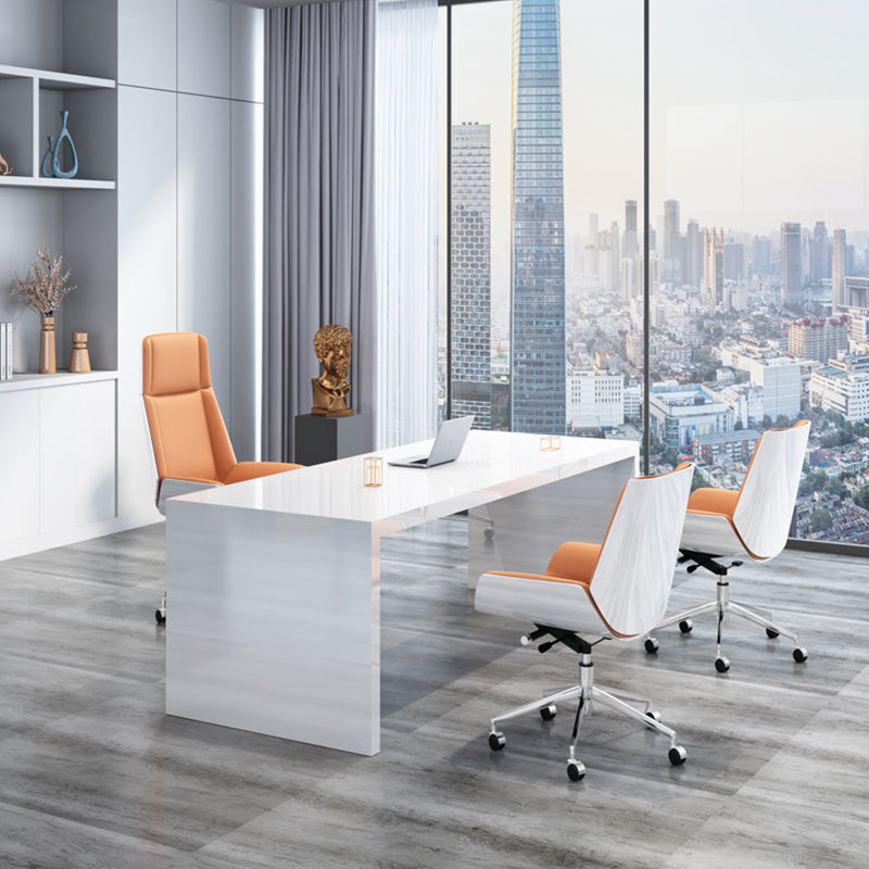 Metal Frame Modern Office Chair Executive Ergonomic Desk Chair Clearhalo 'furn' 'furn_office_chair' 'Furniture' 'furniture_office_chair' 'Office Chairs' 'Office Furniture' 'office_chair' 5011481