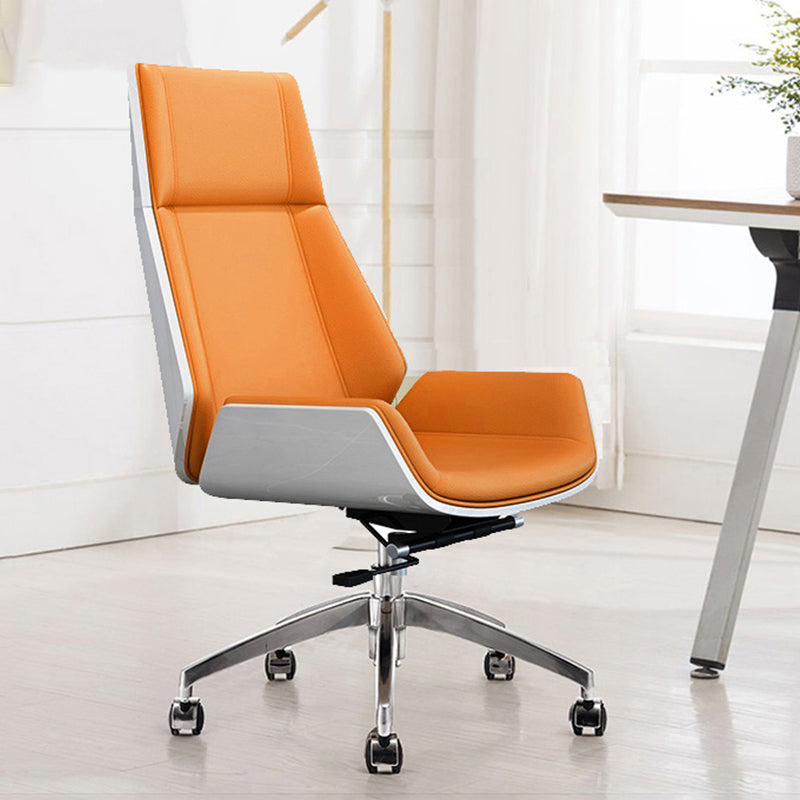 Metal Frame Modern Office Chair Executive Ergonomic Desk Chair Clearhalo 'furn' 'furn_office_chair' 'Furniture' 'furniture_office_chair' 'Office Chairs' 'Office Furniture' 'office_chair' 5011492