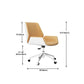 Metal Frame Modern Office Chair Executive Ergonomic Desk Chair Clearhalo 'furn' 'furn_office_chair' 'Furniture' 'furniture_office_chair' 'Office Chairs' 'Office Furniture' 'office_chair' 5011506